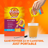 Etiqueta Metamucil enfocando ingredientes y psyllium como fibra