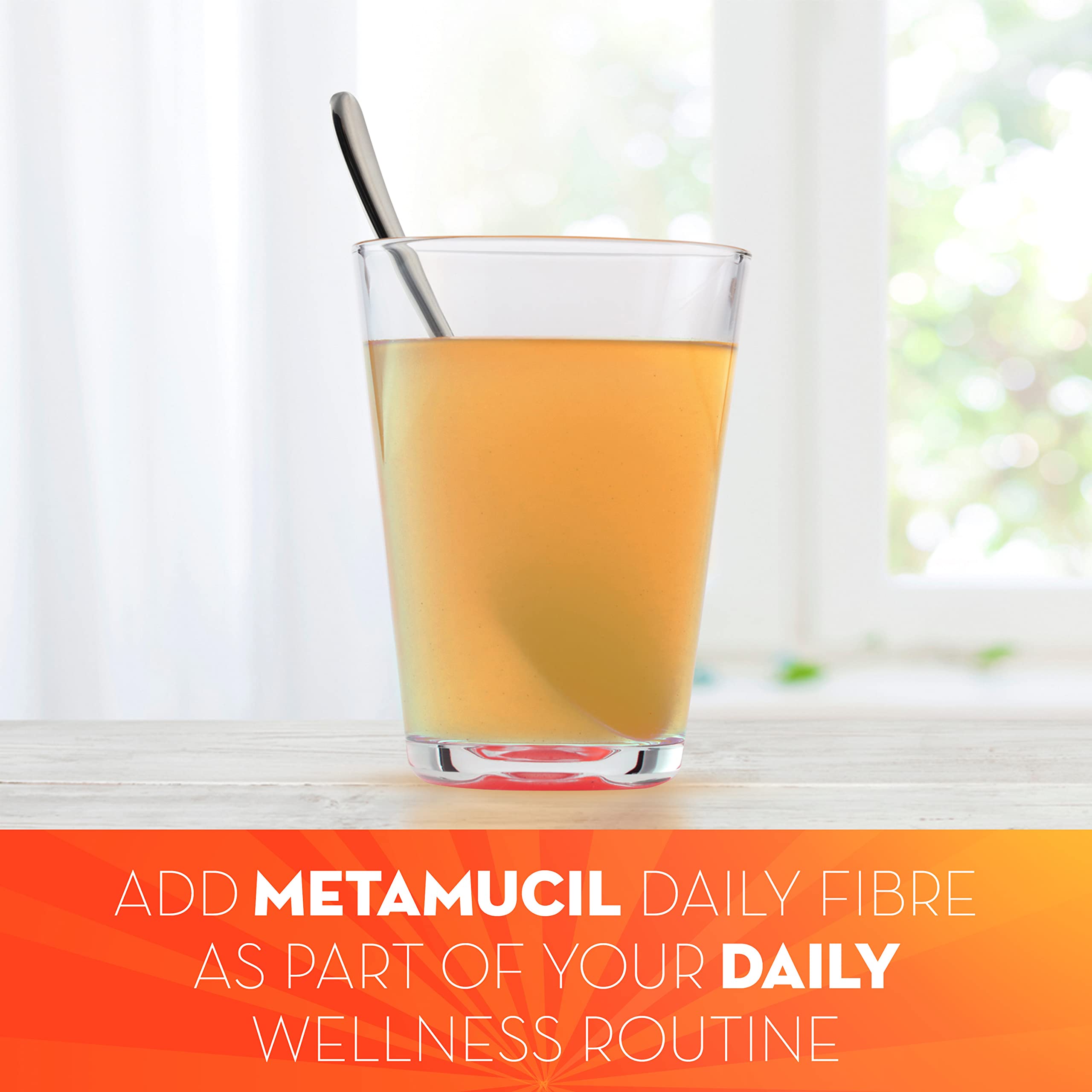 Batido con Metamucil y frutas, ejemplo de uso que añade fibra sin alterar sabor