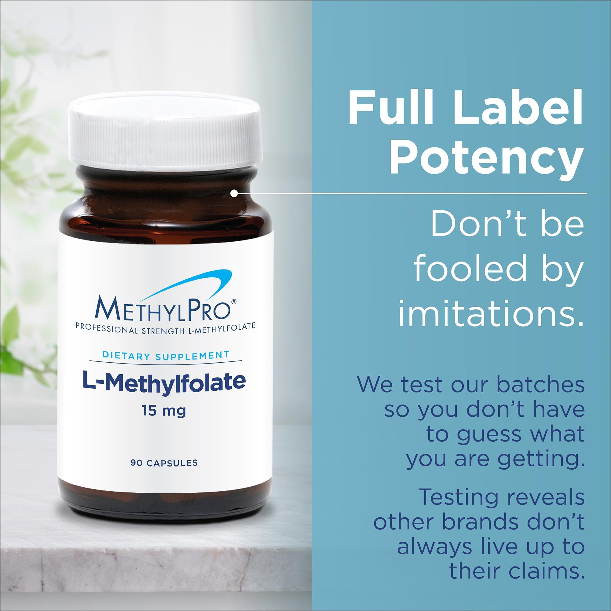 MethylPro etiqueta con ingredientes y beneficios claramente legibles