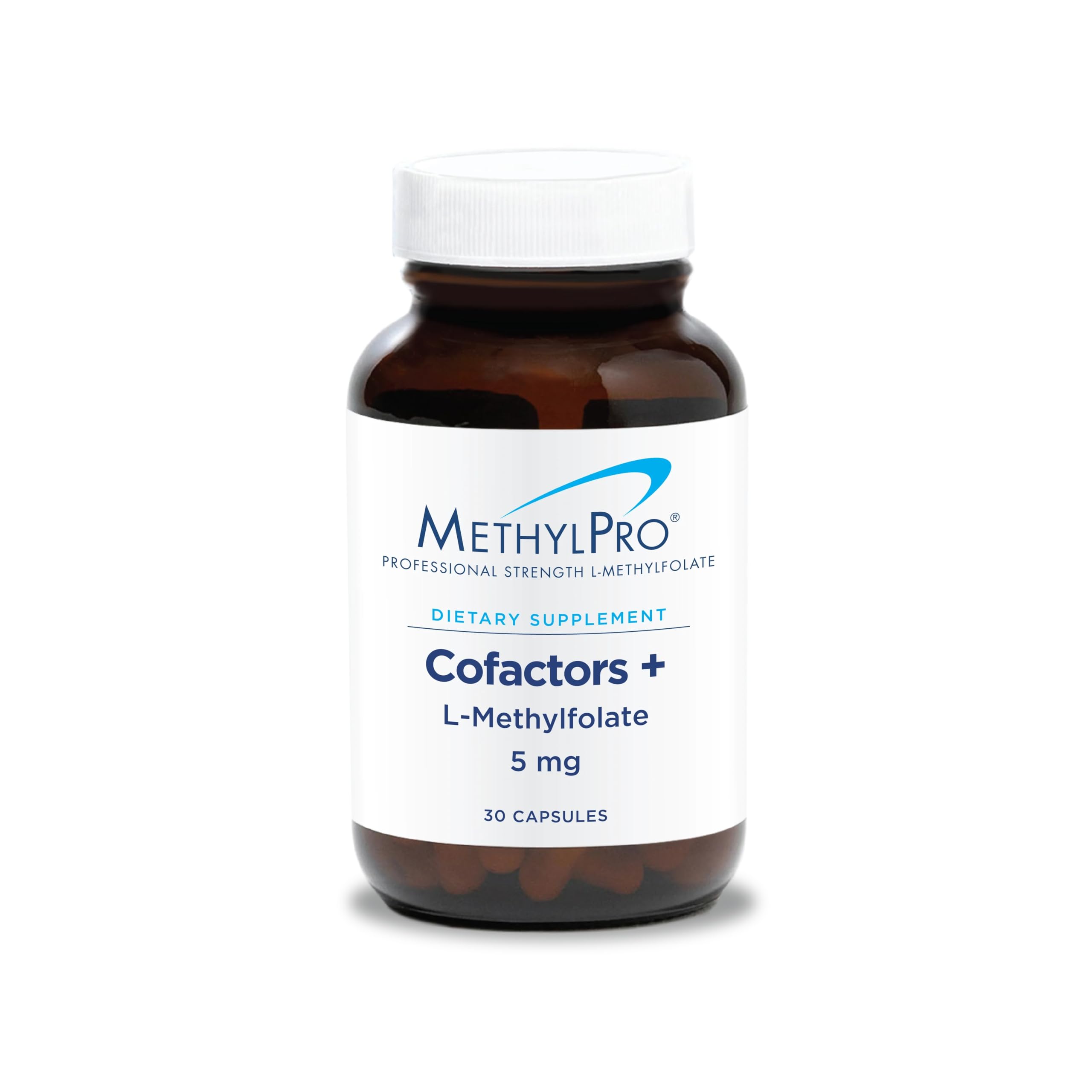 MethylPro vista frontal del empaque mostrando el producto y beneficio de soporte de folato