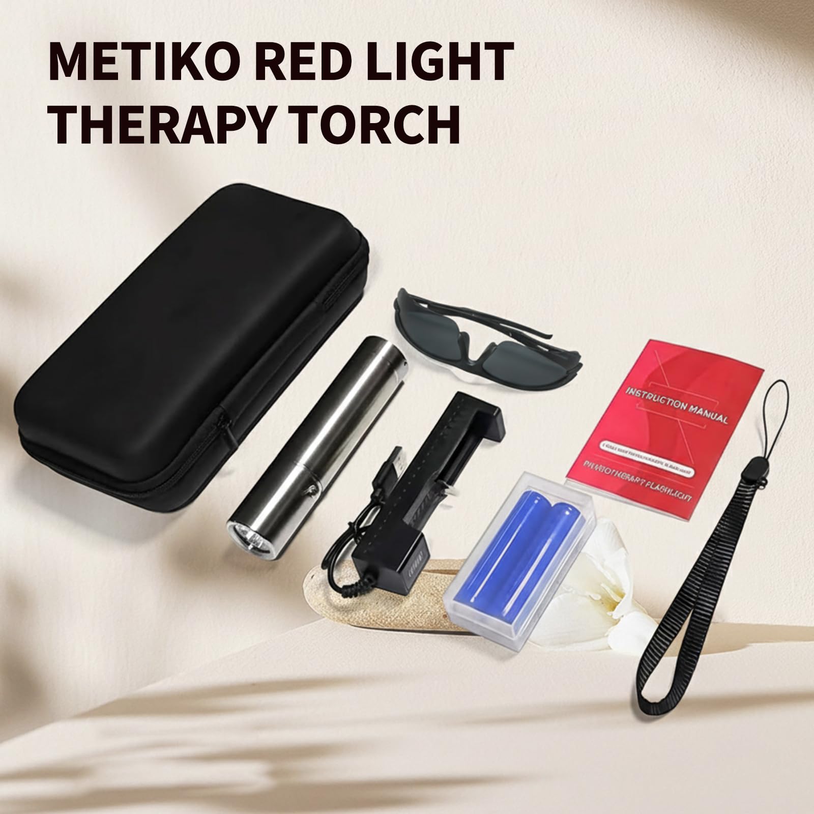 METIKO dispositivo en ambiente relajado junto a toalla para uso doméstico