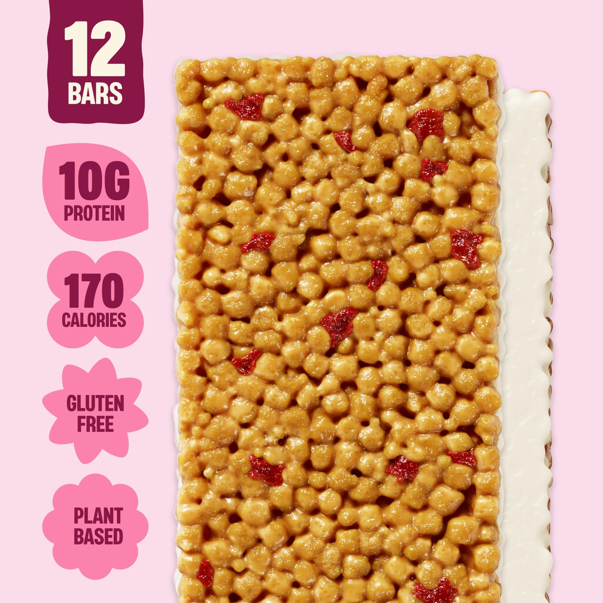Mezcla barra en mano para comparar tamaño y llevar como snack