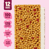Mezcla barra en mano para comparar tamaño y llevar como snack
