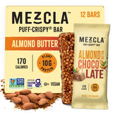 Mezcla paquete frontal Almond Butter Chocolate mostrando diseño y conveniencia