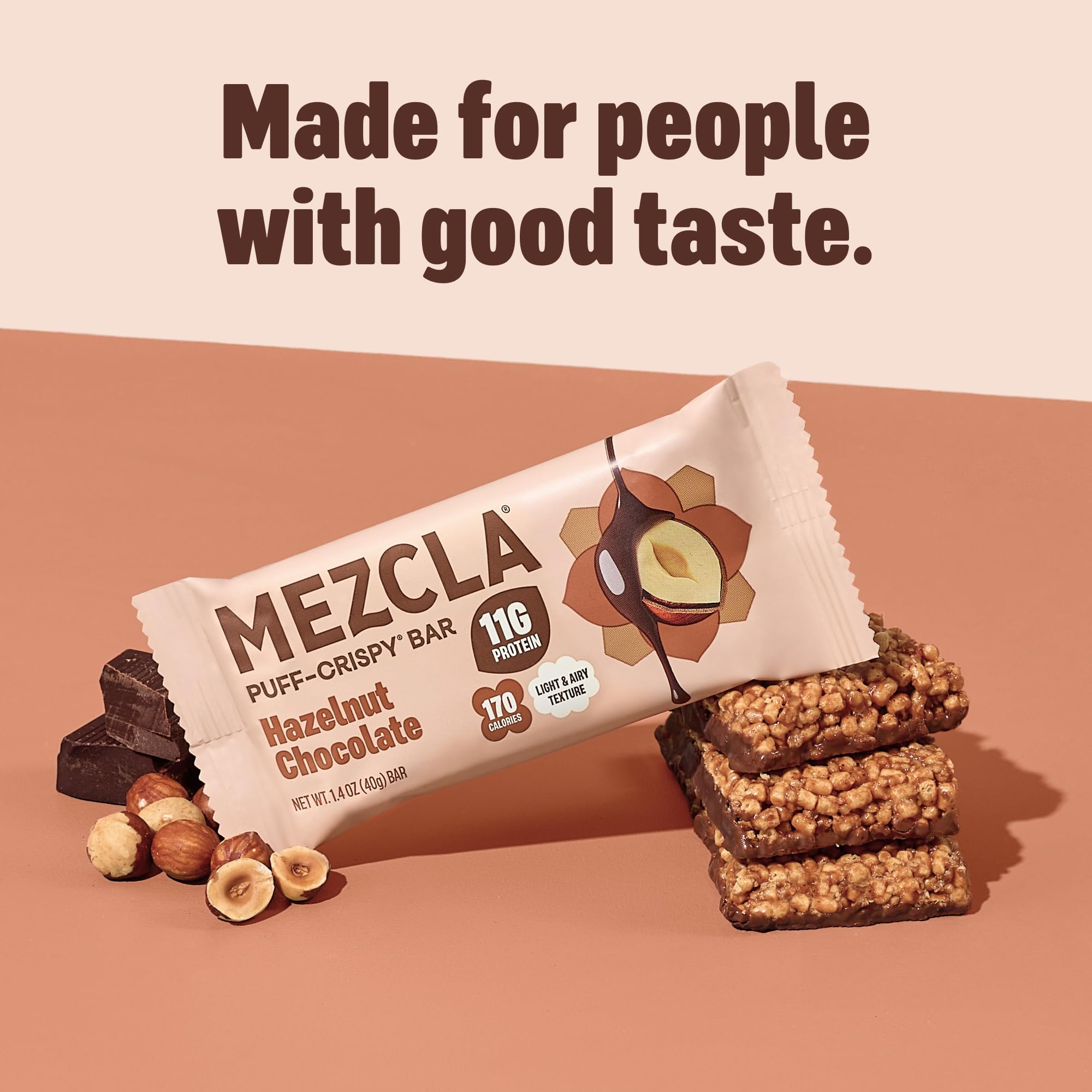 Mezcla logo con mención a donación a The Hunger Project