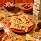Mezcla barrita en mesa de desayuno como opción rápida y nutritiva