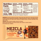 Mezcla textura crujiente de la base puff-crispy que aporta ligereza
