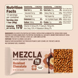 Mezcla primer plano de textura puff-crispy que facilita masticar