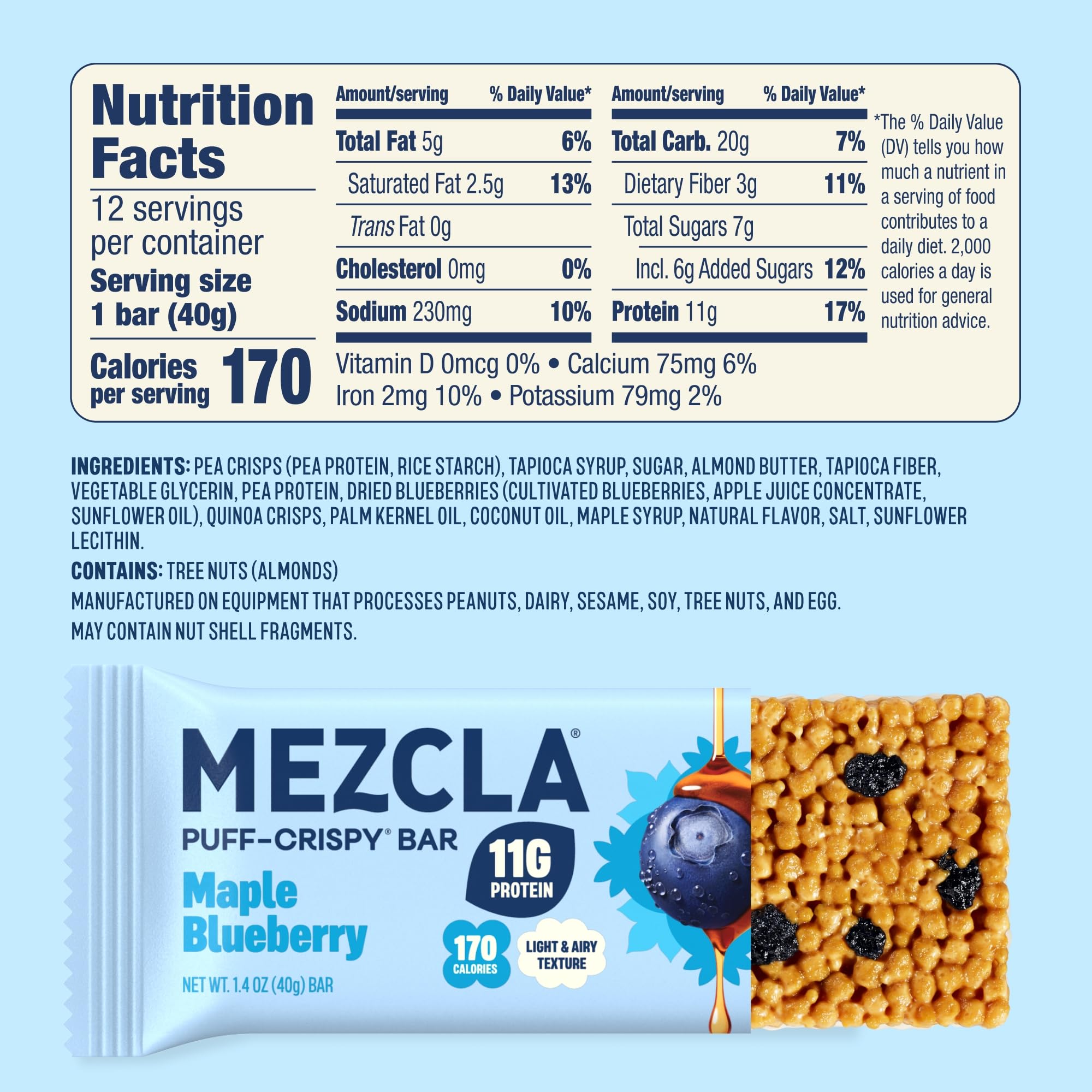 Mezcla primer plano de la textura puff-crispy con crujido visible y atracción