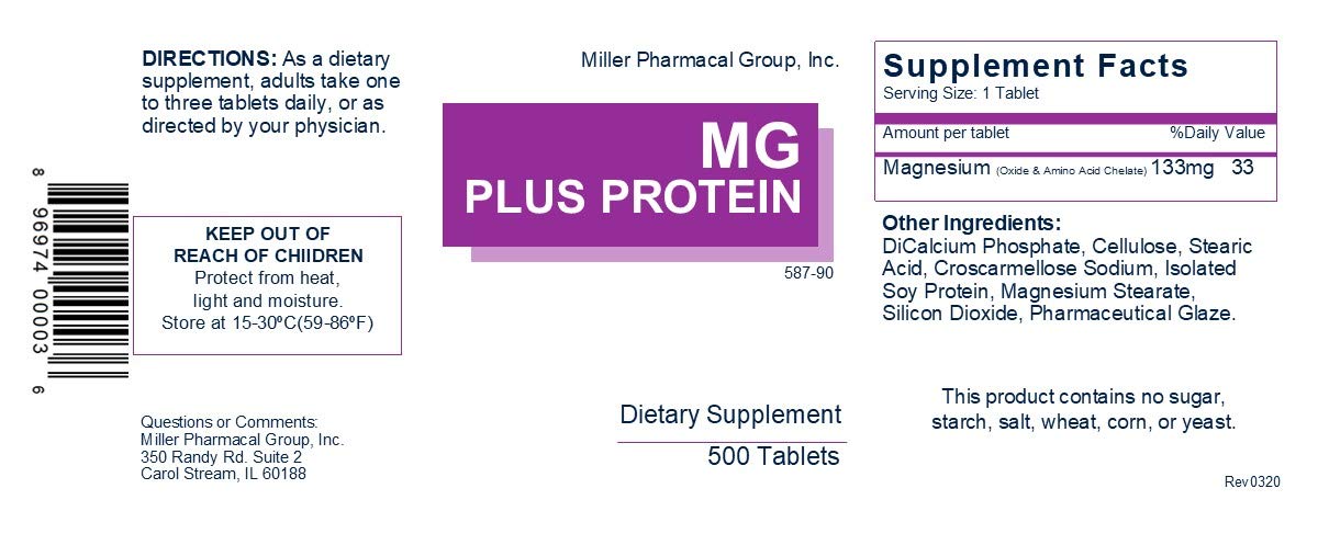 Detalle de la textura del polvo MG PLUS PROTEIN blanco, fácil disolución y mezcla