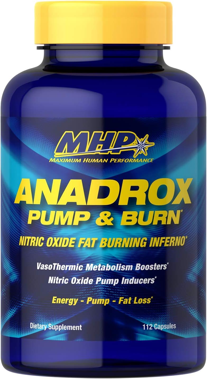 MHP Anadrox frasco frontal mostrando etiqueta y beneficios visibles