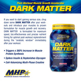 MHP Dark Matter textura del polvo mostrando mezcla fina y solubilidad
