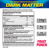MHP Dark Matter vaso mezclado listo para beber tras el entrenamiento