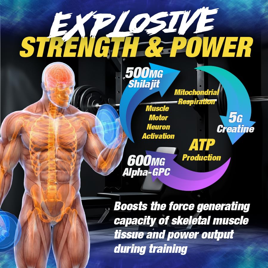 MHP Strong AF etiqueta de ingredientes lista clínica, evidencia de dosificación efectiva