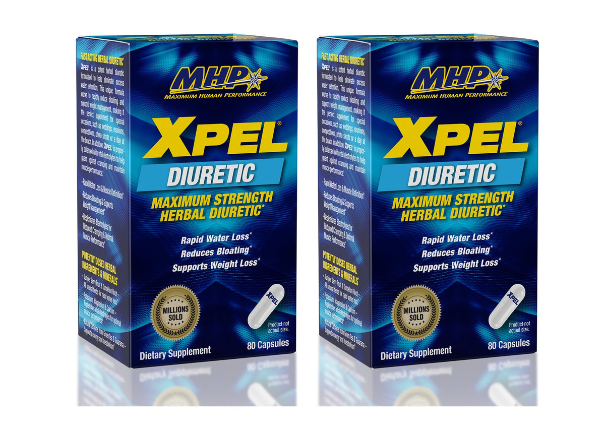 Maximum Human Performance Xpel vista frontal del envase y beneficios rápidos