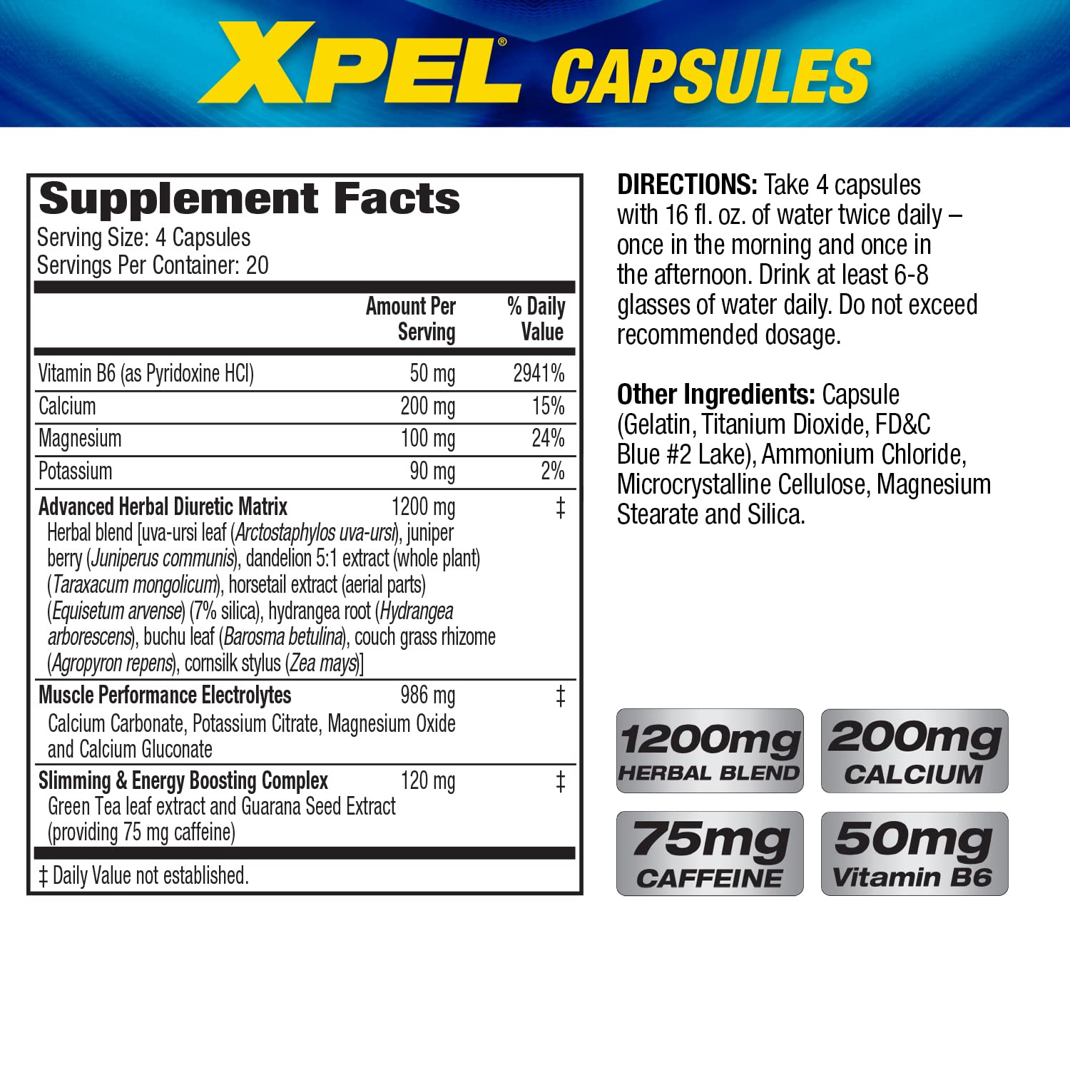 Maximum Human Performance Xpel atleta usando el producto para controlar retención de agua