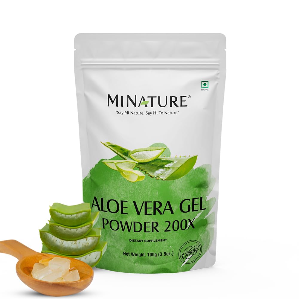 mi Nature textura fina del polvo de aloe, fácil disolución y mezcla