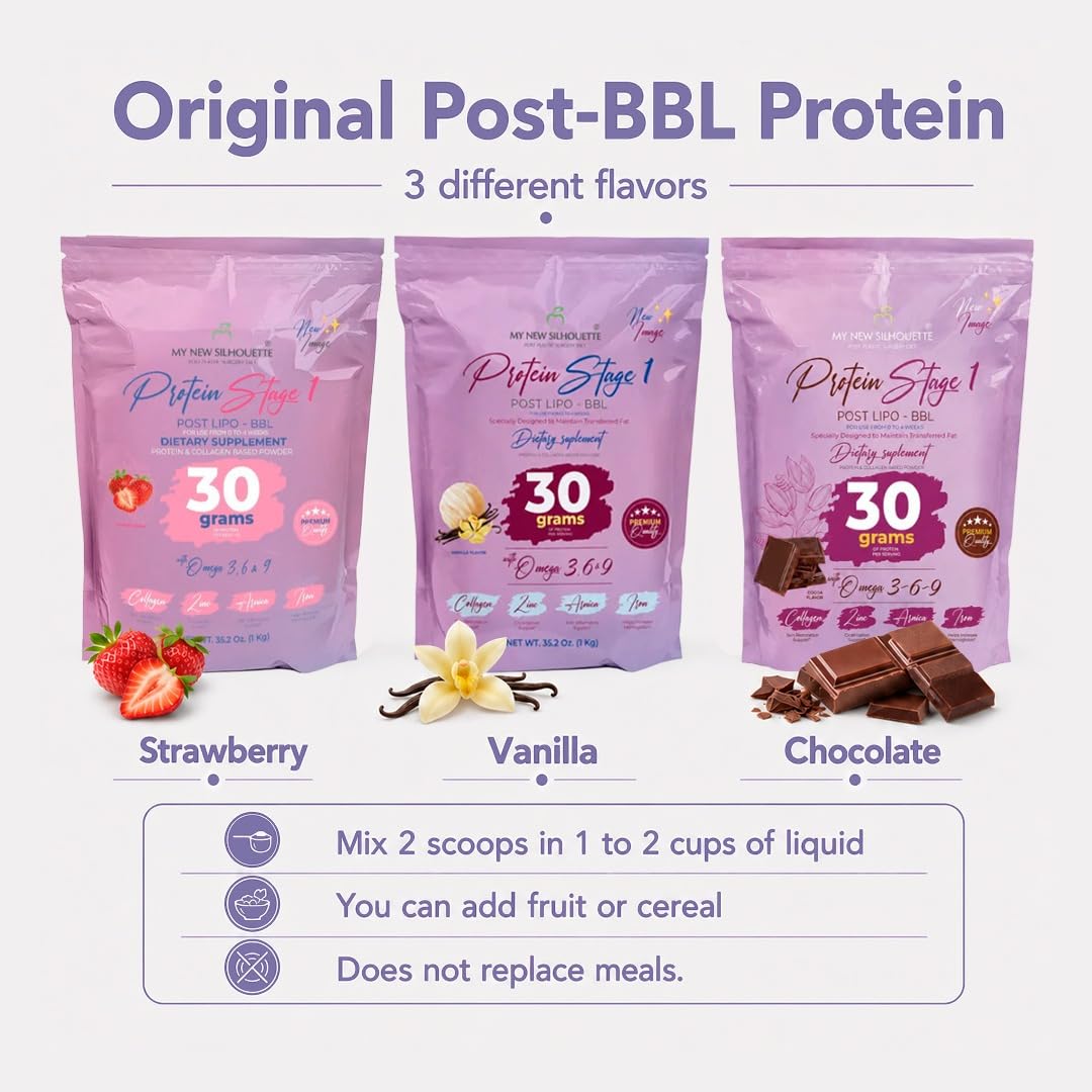 MI NUEVA SILUETA batido servido con frutas, nutrición complementaria apetecible
