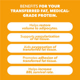 MI NUEVA SILUETA etiqueta de ingredientes resaltando proteína, carbs y colágeno