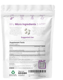 Micro Ingredients primer plano de cápsula blanda, beneficio facilidad de deglución