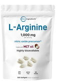 Micro Ingredients frente del envase mostrando 300 softgels y etiqueta clara