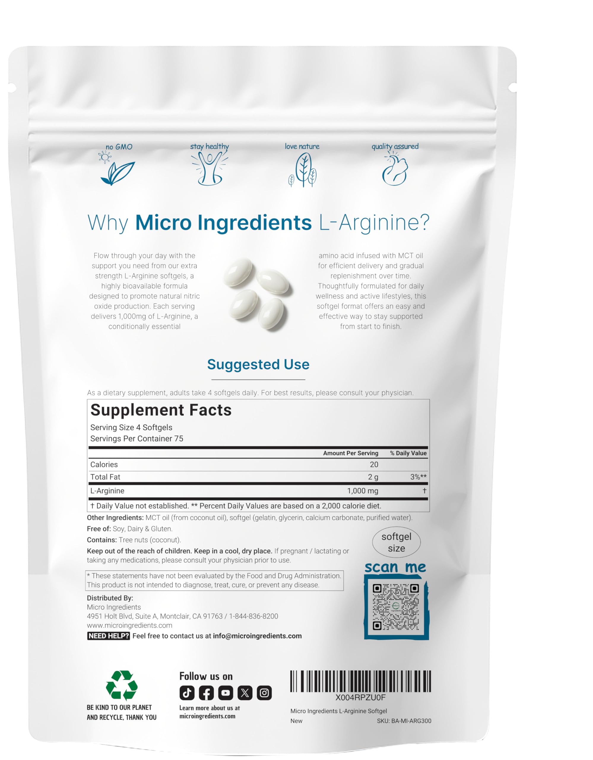 Micro Ingredients primer plano de softgel destacando absorción mejorada