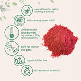 Micro Ingredients batido rojo listo para beber con mezcla homogénea