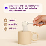 Micro Ingredients batido preparado sin sabor integrado en bebida diaria
