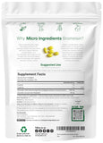 Micro Ingredients close-up de softgel que evidencia recubrimiento entérico y calidad