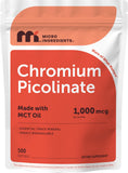 Micro Ingredients botella y caja frontal mostrando suministro de 500 softgels