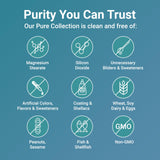 Micro Ingredients cápsula abierta con polvo para mostrar concentración y textura