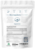 Micro Ingredients primer plano de cápsula blanda que evidencia textura fácil de tragar