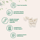 Micro Ingredients primer plano de cápsula, beneficio: fórmula estable y sin olor fuerte