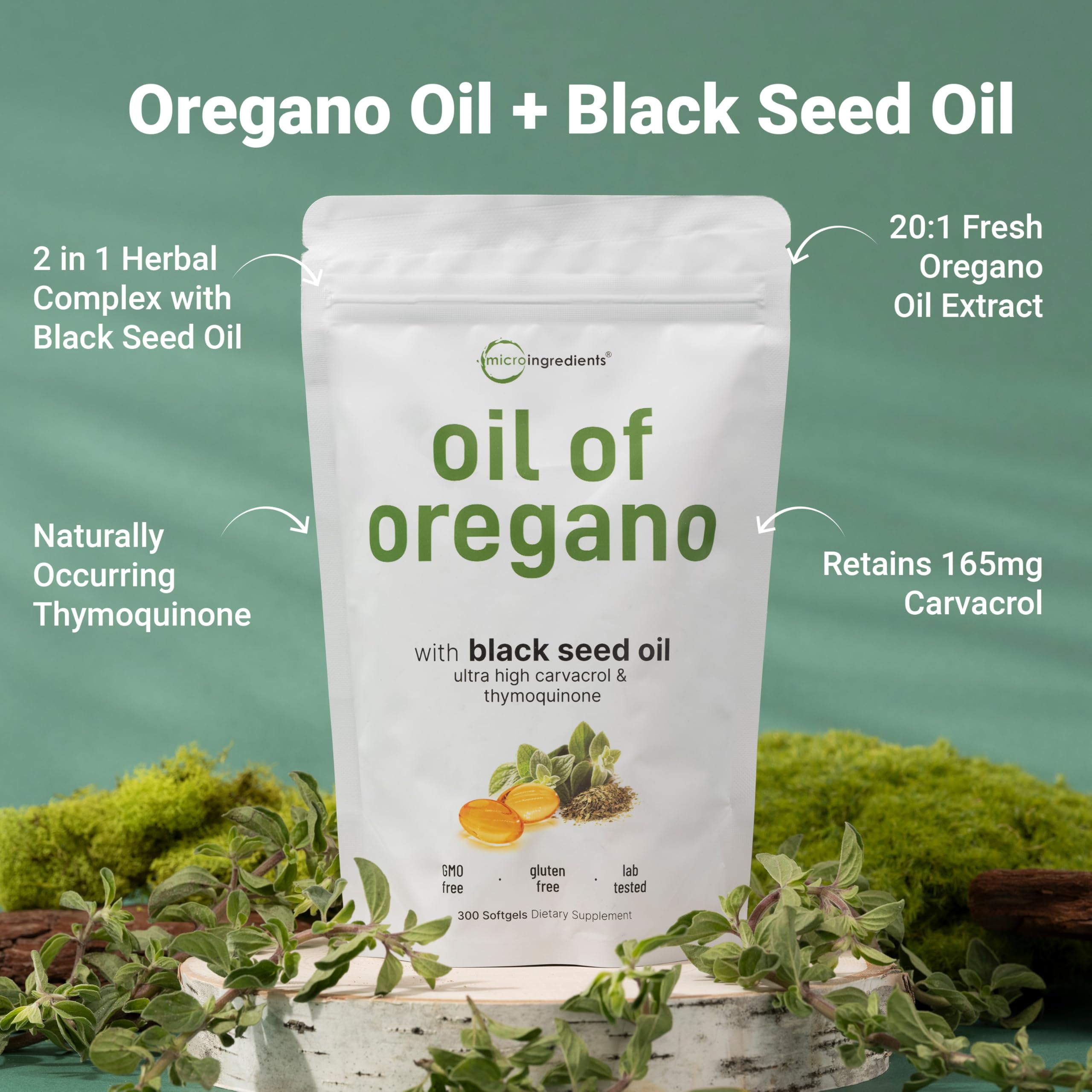 Micro Ingredients cápsula en mano mostrando escala y facilidad de uso