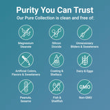 Micro Ingredients cápsula en mano mostrando tamaño y facilidad de ingestión
