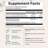 Micro Ingredients cápsulas distribuidas que muestran cantidad y pureza