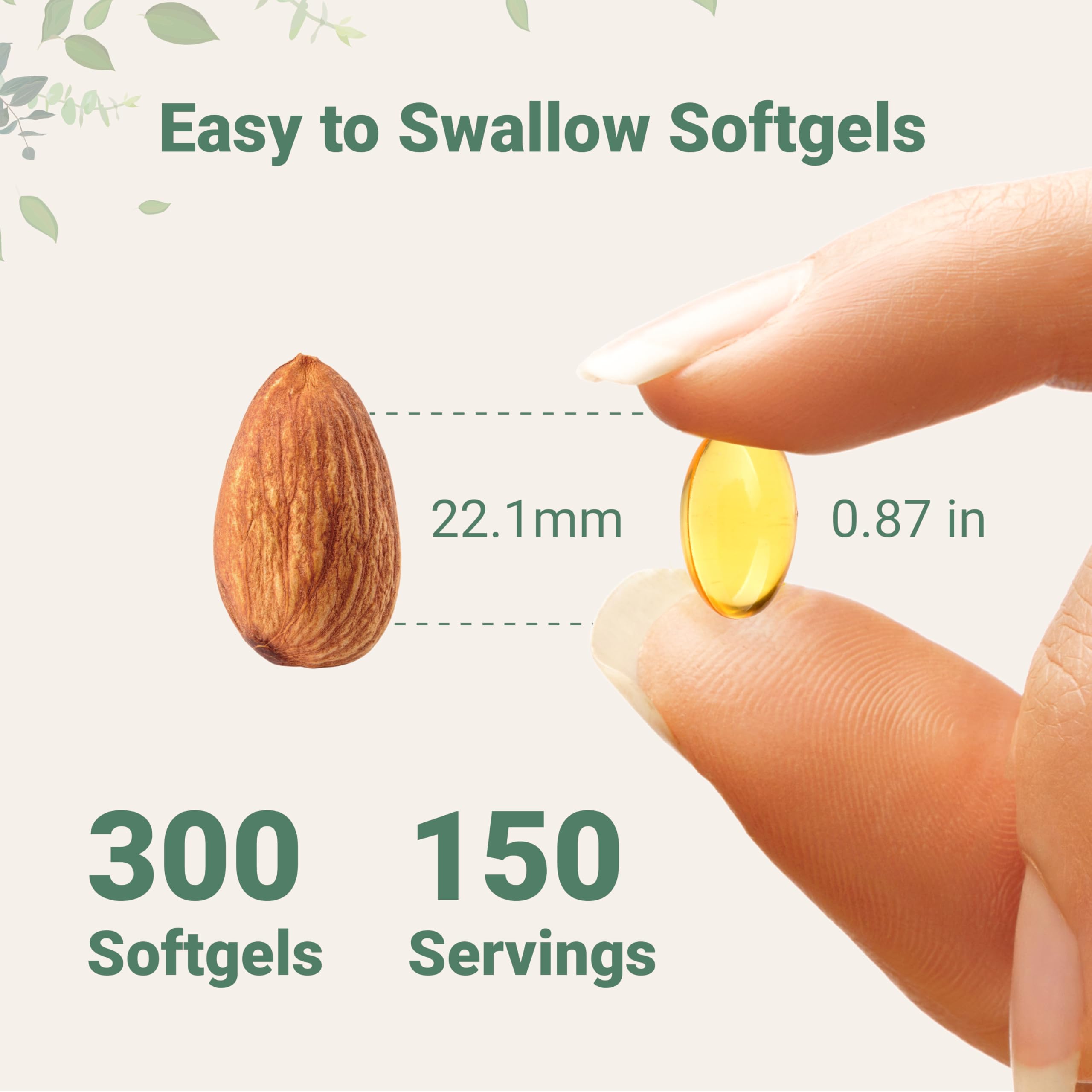 Micro Ingredients cápsulas en mano para visual de escala y conveniencia de uso diario