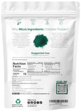 Micro Ingredients primer plano de textura de polvo fino para mezcla fácil y absorción