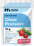 Micro Ingredients empaque frontal mostrando sabor fresa y beneficios