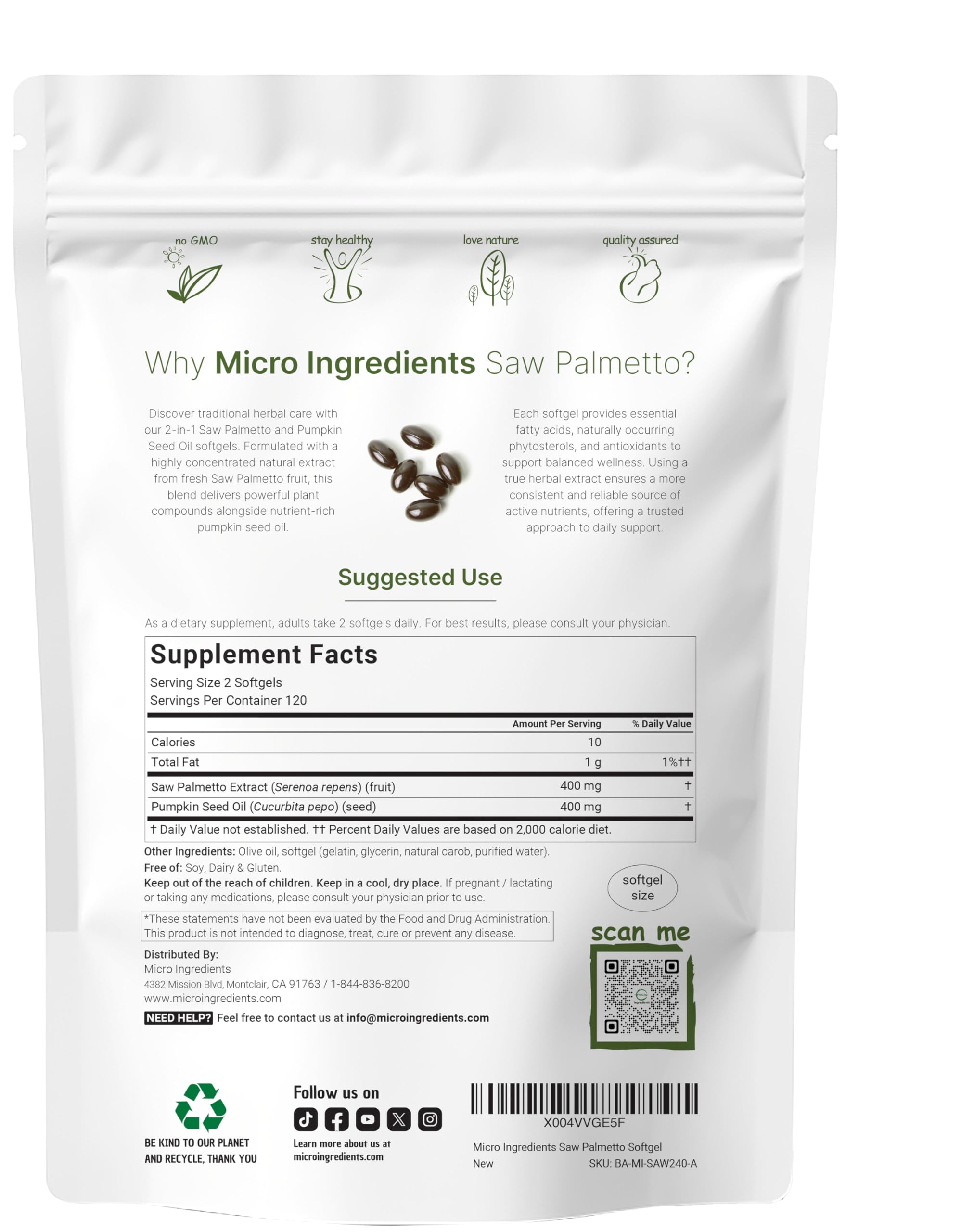 Micro Ingredients primer plano de textura de softgel resaltando aceite virgen
