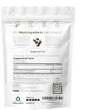 Micro Ingredients primer plano de textura de softgel resaltando aceite virgen