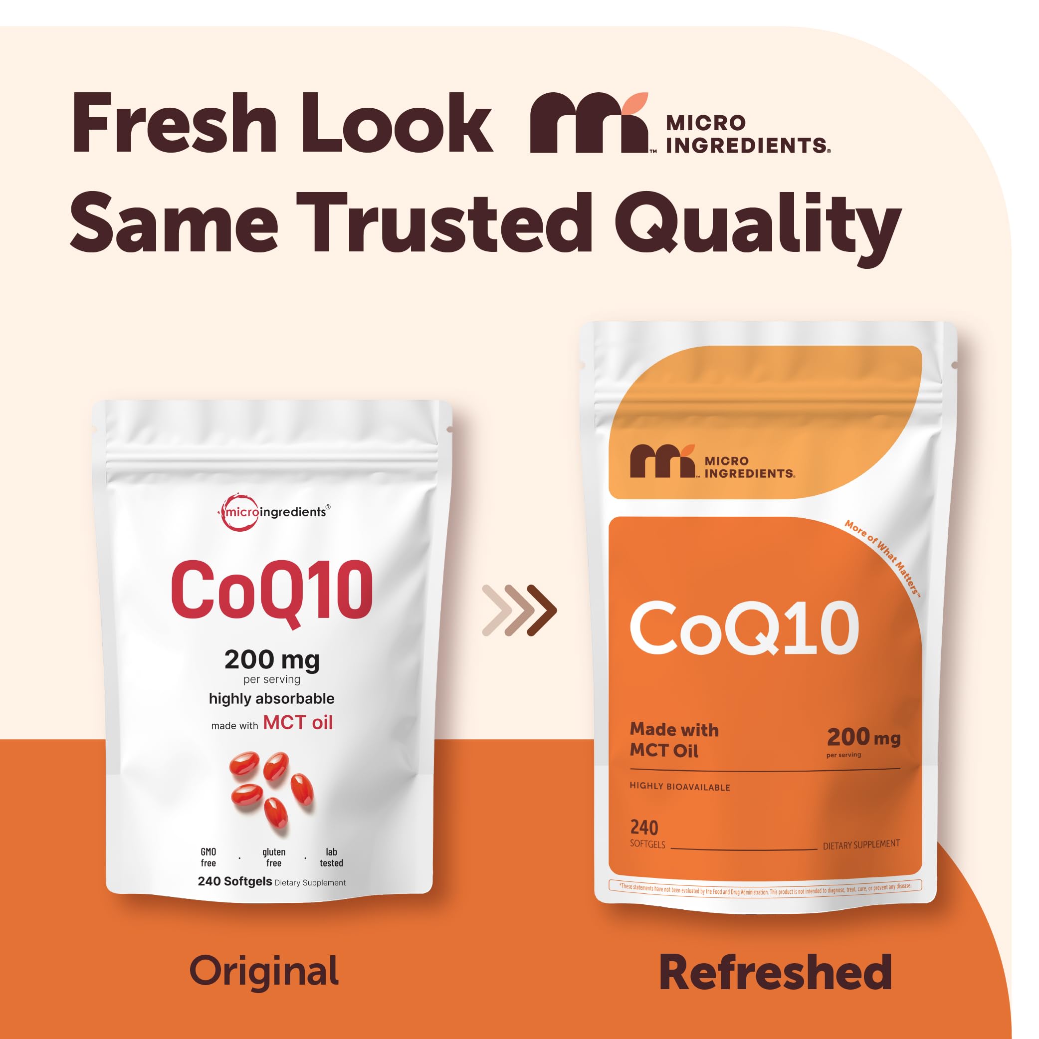 Micro Ingredients cápsula blanda en primer plano con textura suave