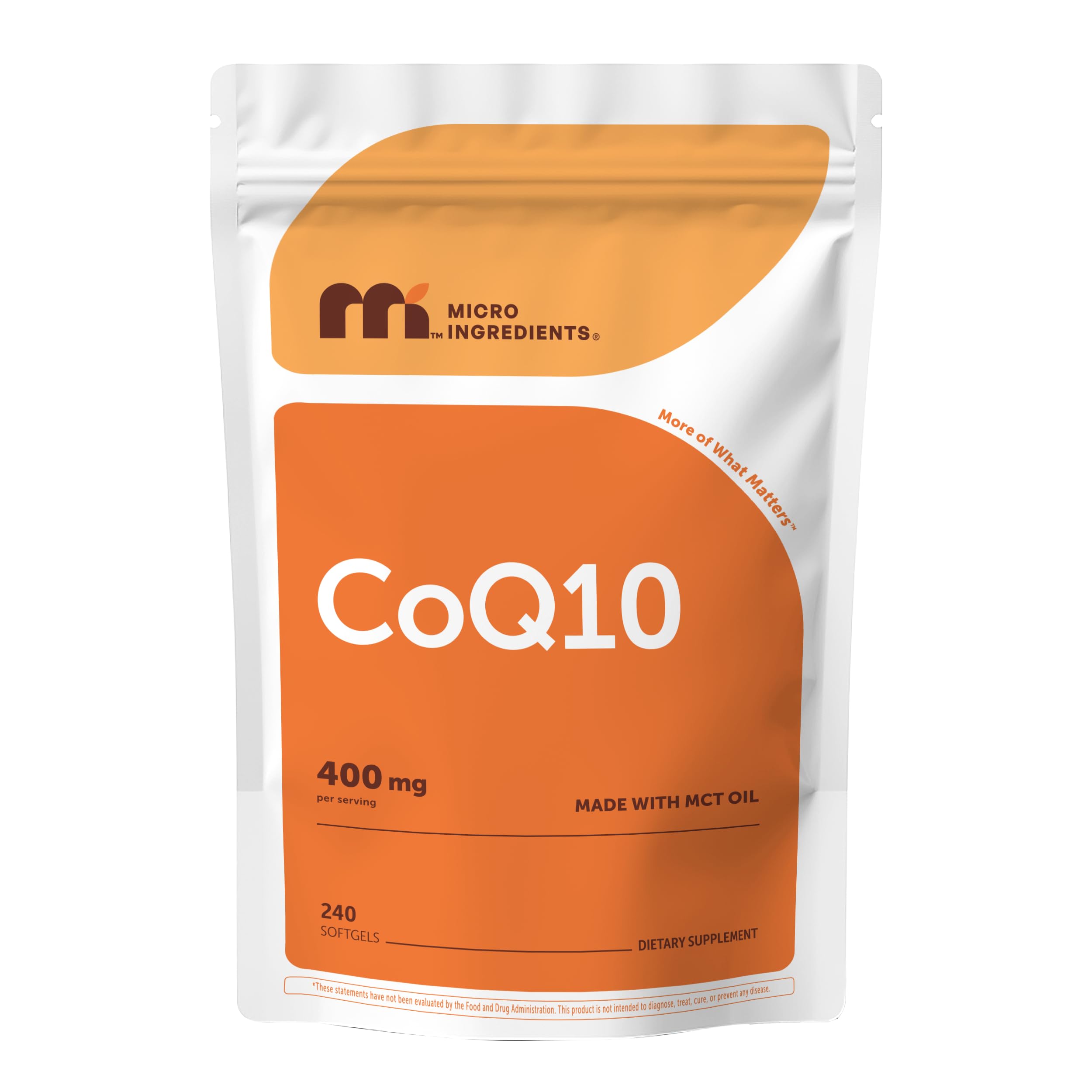 Micro Ingredients frente del empaque mostrando 240 cápsulas y dosis clara
