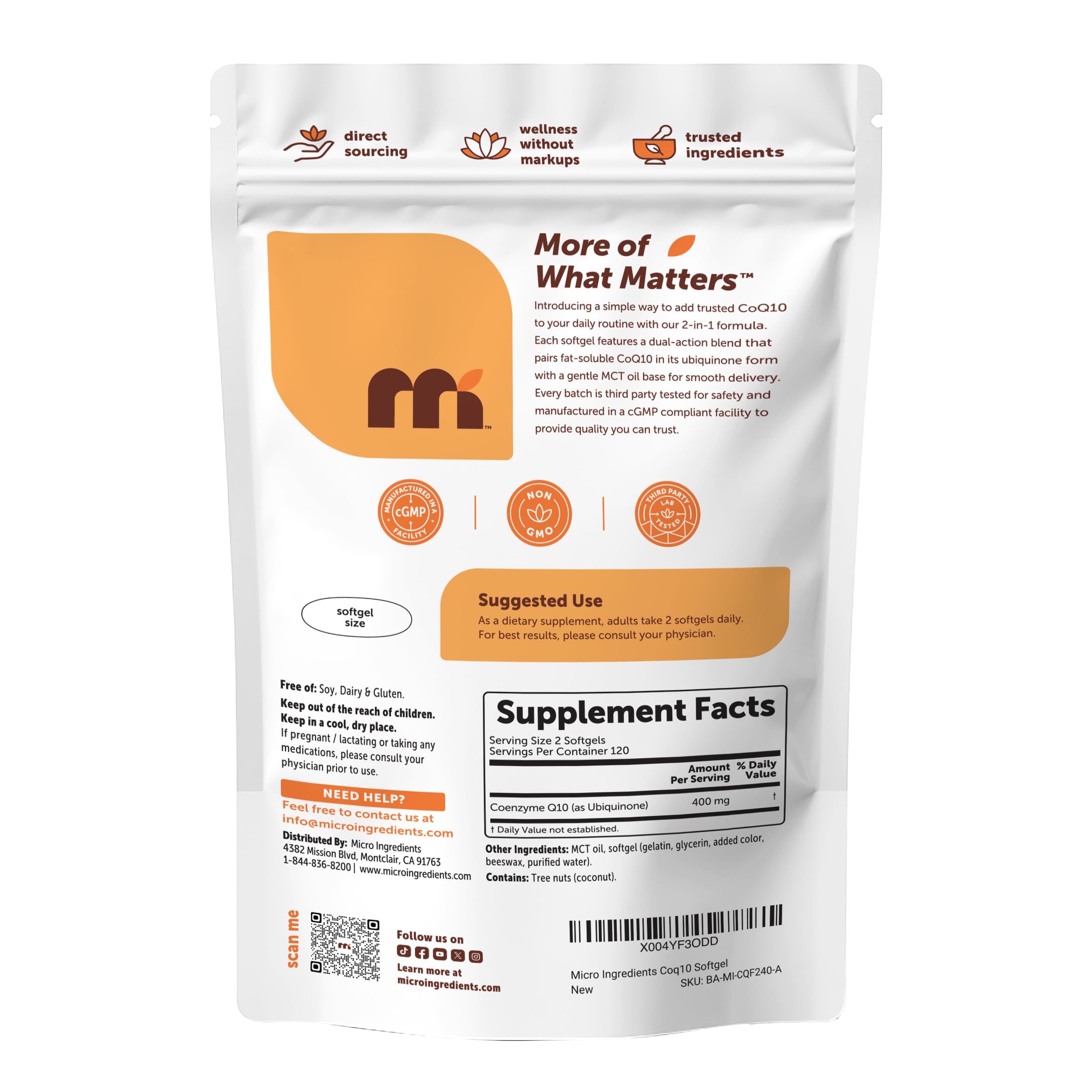 Micro Ingredients cápsulas junto a taza y libreta para rutina matutina