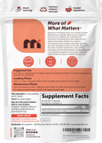 Micro Ingredients etiqueta con información de ingredientes clara y legible