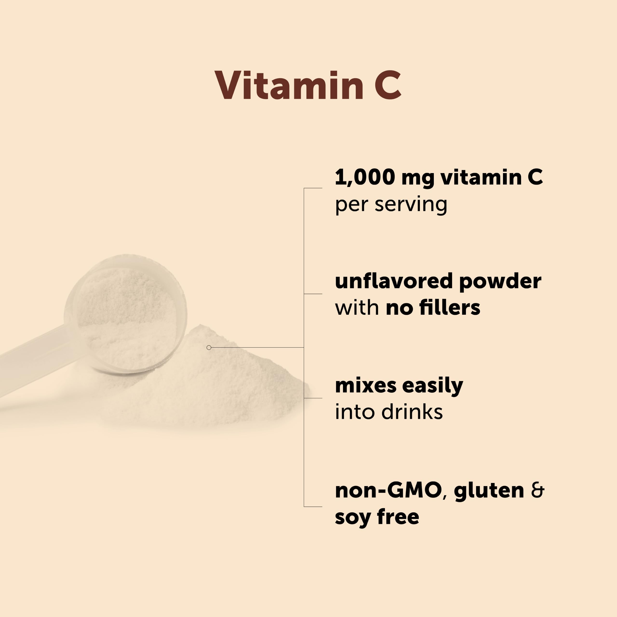 Micro Ingredients cuchara medidora con polvo lista para dosificar