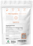 Micro Ingredients primer plano de una cápsula blanda mostrando textura y tamaño pequeño