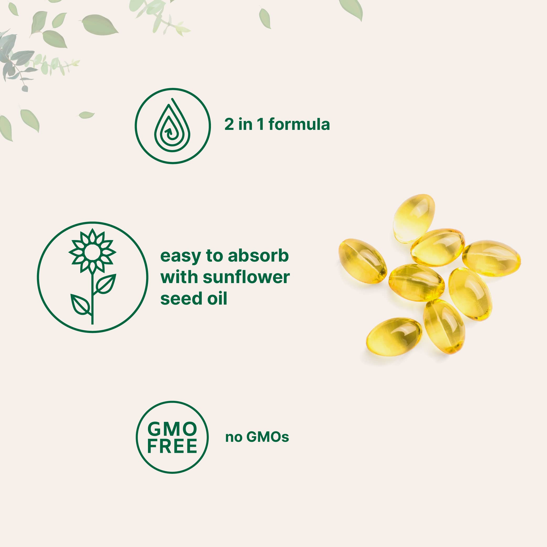 Micro Ingredients mano vertiendo softgels para mostrar tamaño y facilidad de uso
