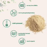 Micro Ingredients polvo añadido a un batido para mejor emulsión y mezcla