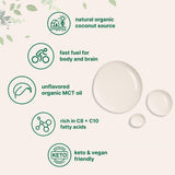 Micro Ingredients vertiendo en café keto para cremosidad sin sabor